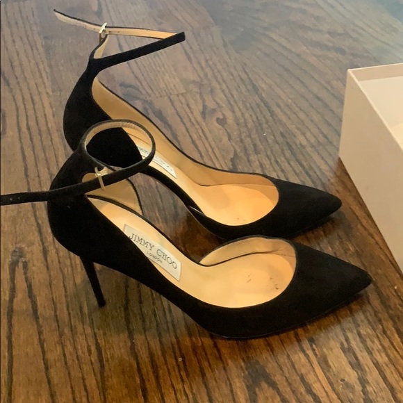 Lucy 100 Black suede Jimmy Choo Pump - Picture 2 of 9